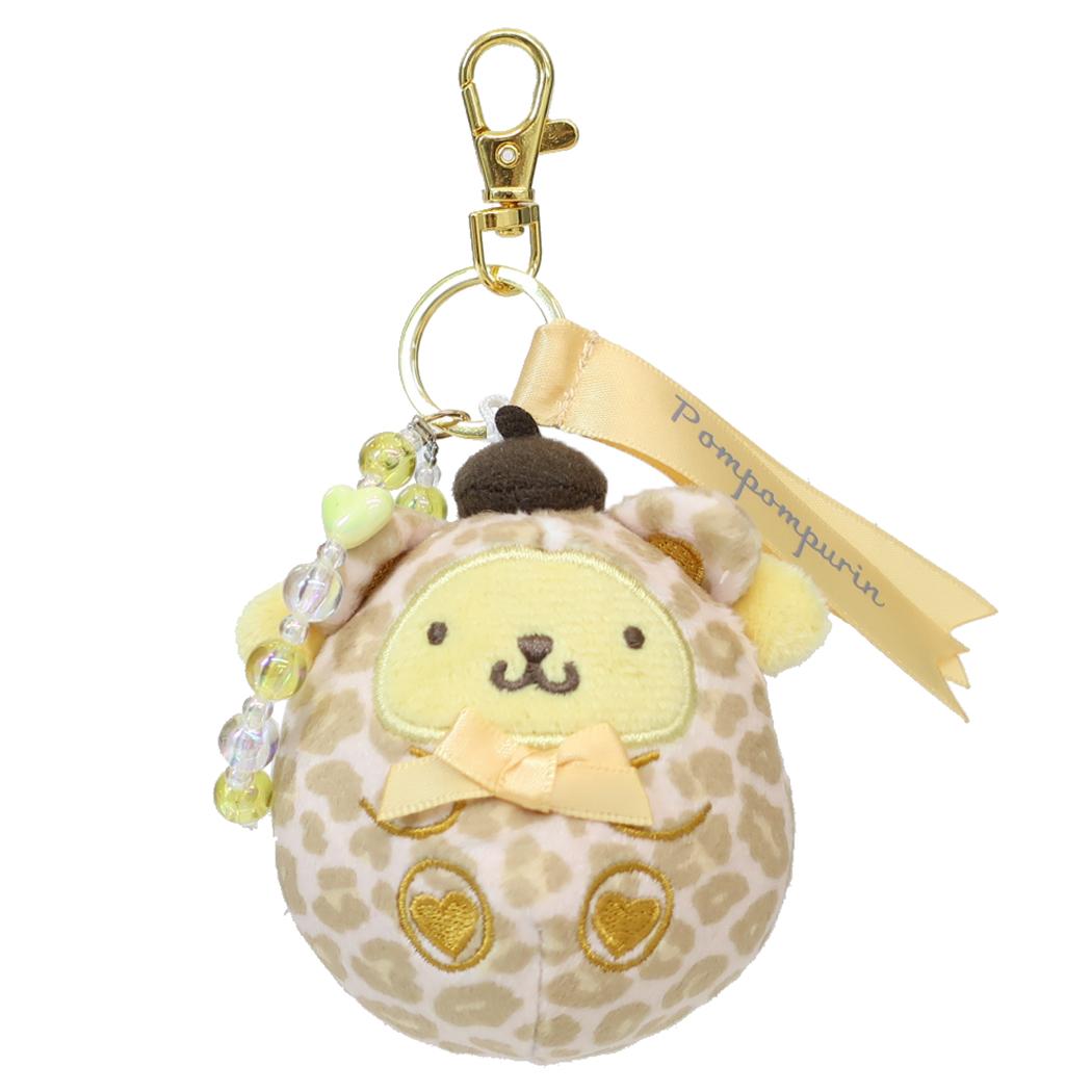 ポムポムプリン マスコット ぬいコロンキーホルダー サンリオ アイアップ キーリング キャラクター グッズ シネマコレクション