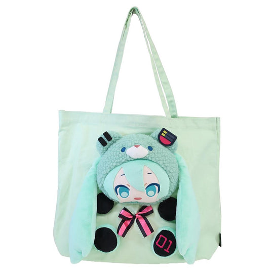 初音ミク トートバッグ ピアプロキャラクターズ ぬいぬいバッグ アイアップ
