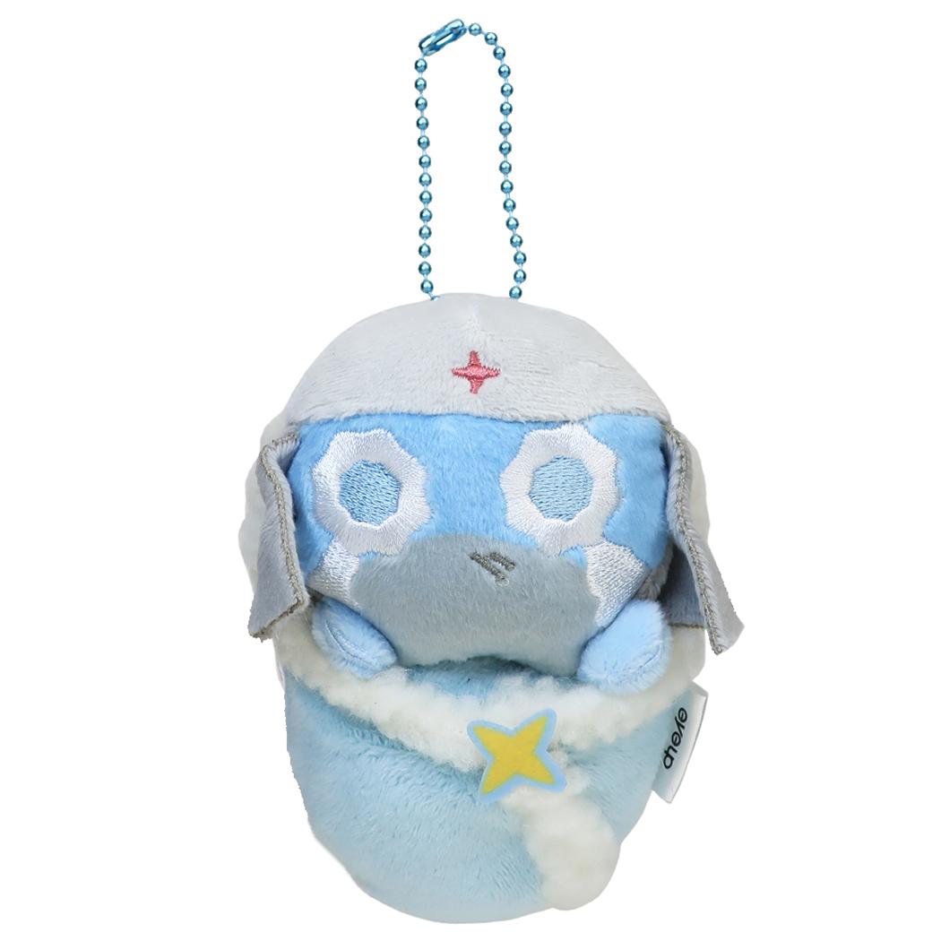 ケロロ軍曹 マスコット おくるみぬいボールチェーン ぬいぬいシリーズ ドロロ アイアップ