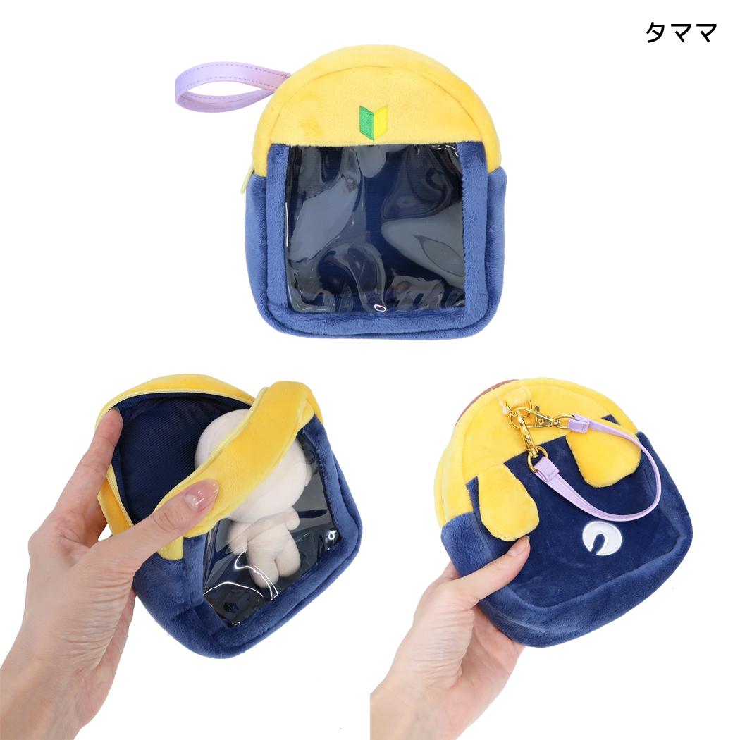 ケロロ軍曹 ミニポーチ ミニクリアポーチ ぬいぬいシリーズ タママ アイアップ