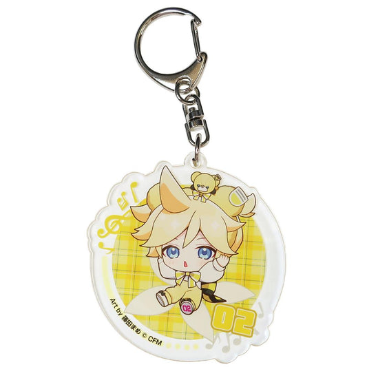 キーリング ピアプロキャラクターズ ぷちふれ アクリルキーホルダー 鏡音レン アイアップ