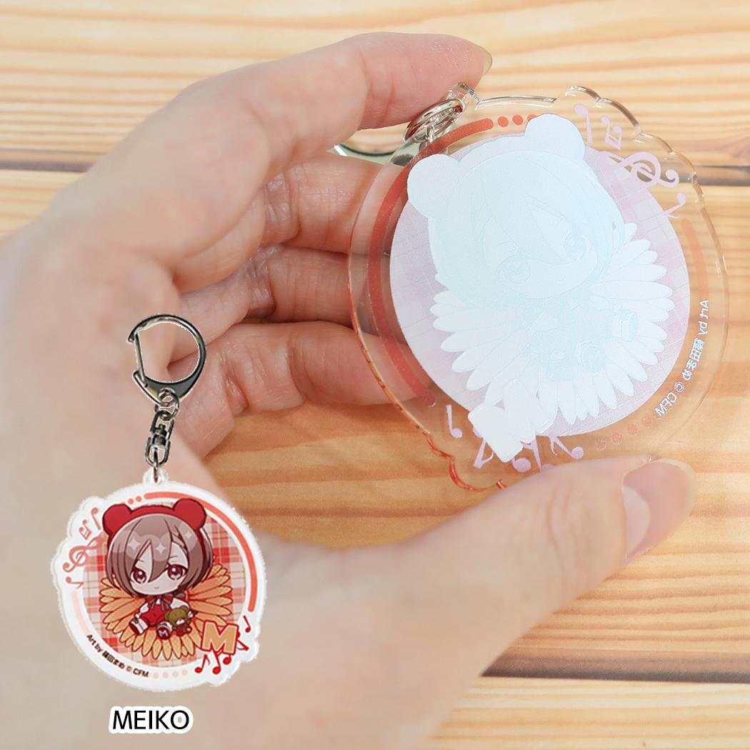 キーリング ピアプロキャラクターズ ぷちふれ アクリルキーホルダー MEIKO アイアップ