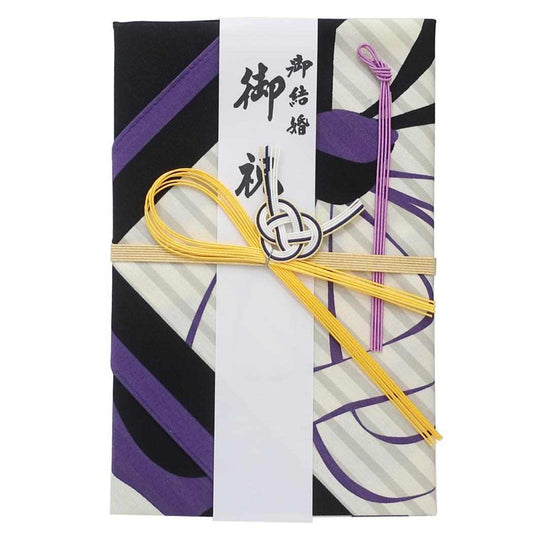 山本寛斎風呂敷金封 1枚入 祝儀袋 御結婚御祝 無地 伊予結納センター お祝い 短冊付き メール便可