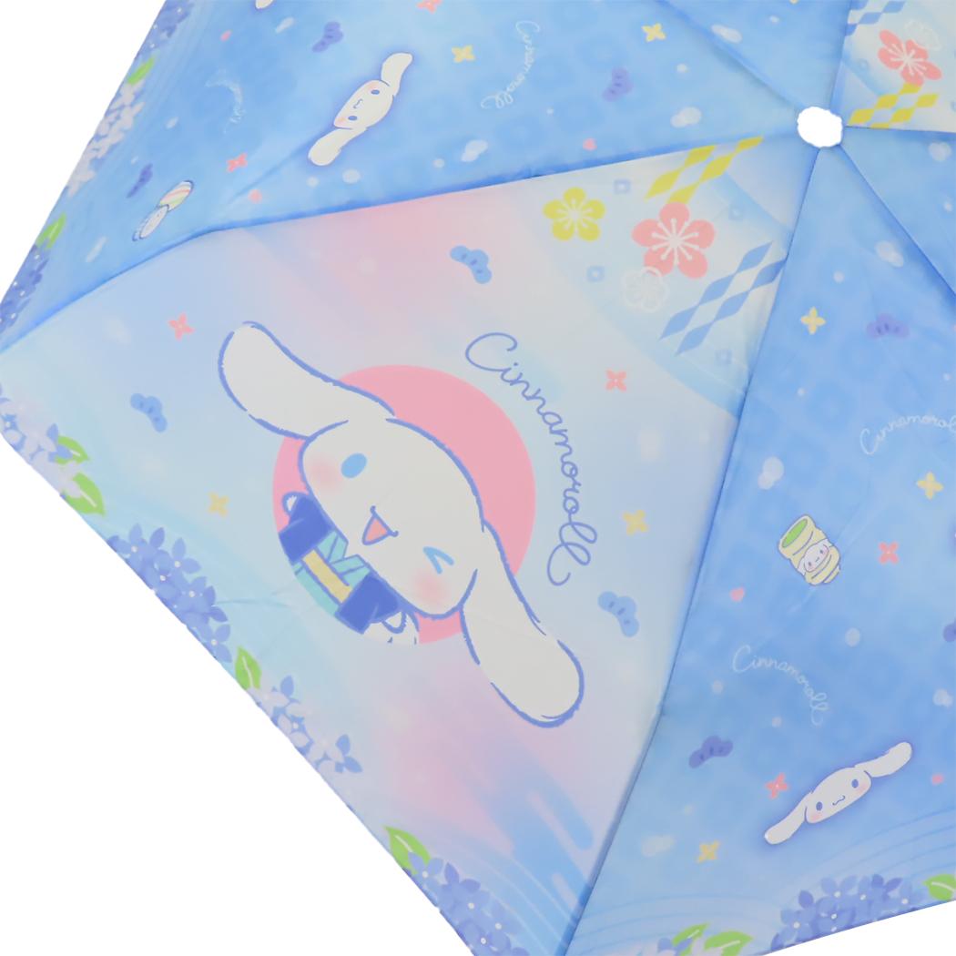 折り畳み傘 折りたたみ傘 シナモロール 花日和 サンリオ ジェイズプランニング 折畳傘 耐風傘 子供