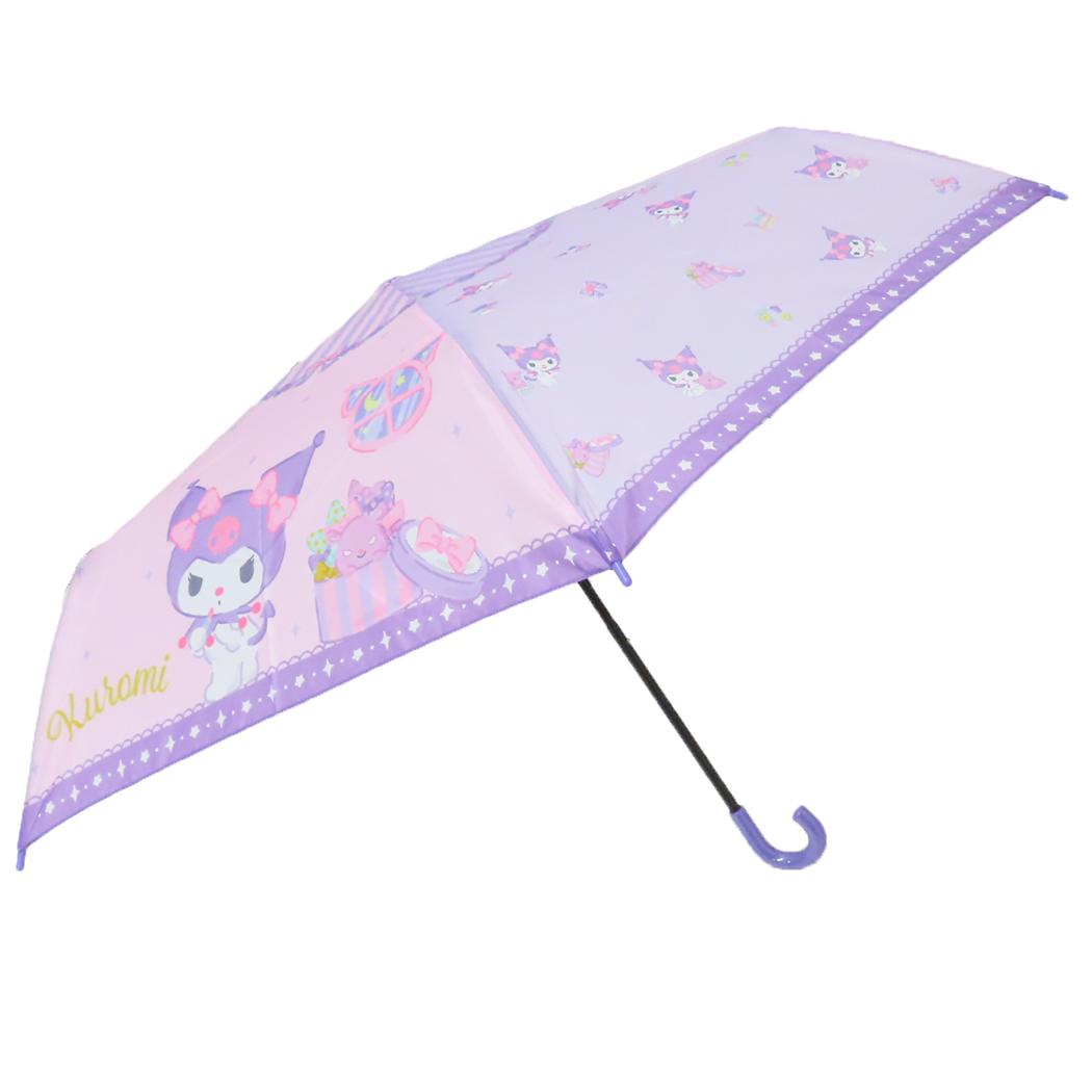折畳傘 折り畳み傘 クロミ ピンクルーム サンリオ ジェイズプランニング 折りたたみ傘 子供 女の子