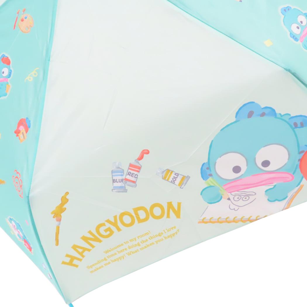 折畳傘 折り畳み傘 ハンギョドン アート サンリオ ジェイズプランニング 折りたたみ傘 子供 女の子 男の子