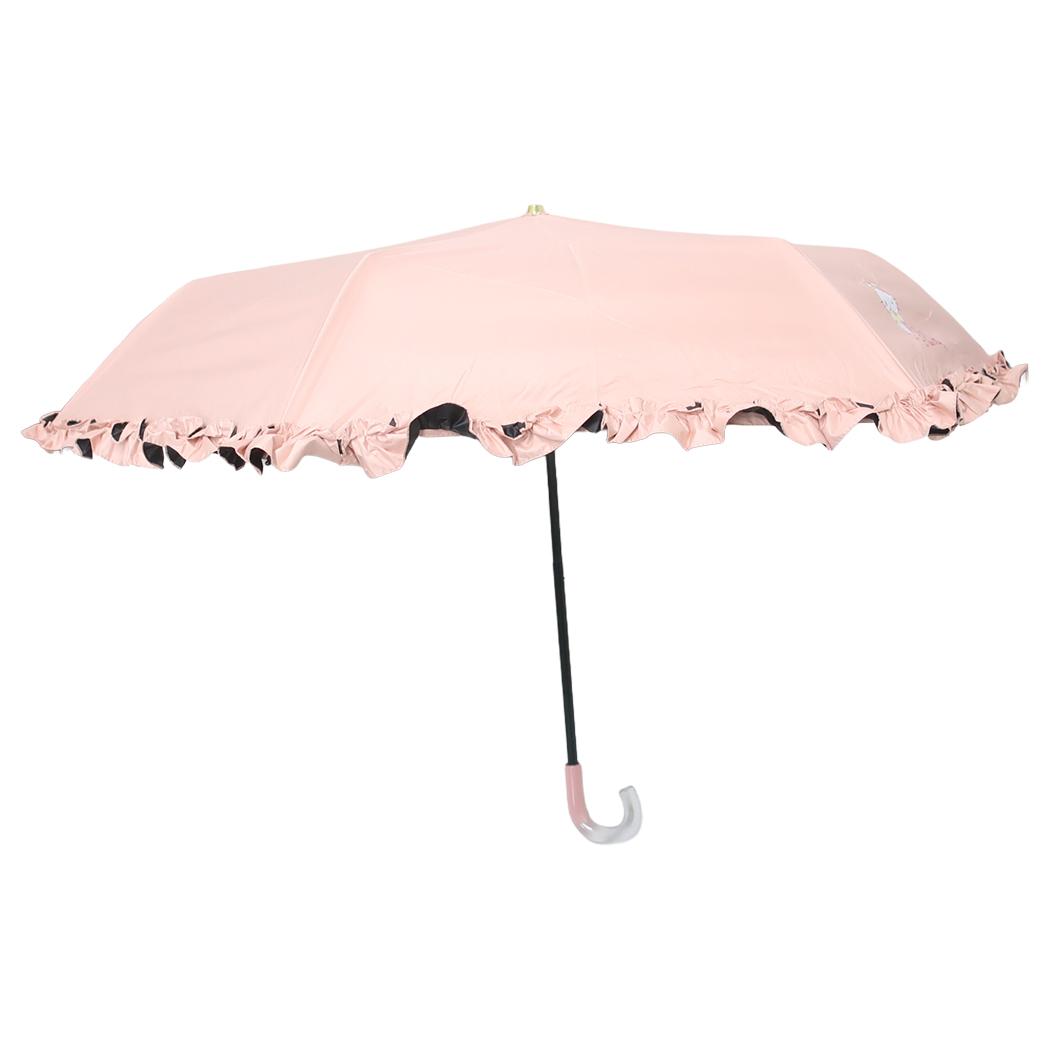 晴雨兼用折畳傘フリルタイプ 折りたたみ傘 ハローキティ ドリーム サンリオ ジェイズプランニング 折り畳み傘