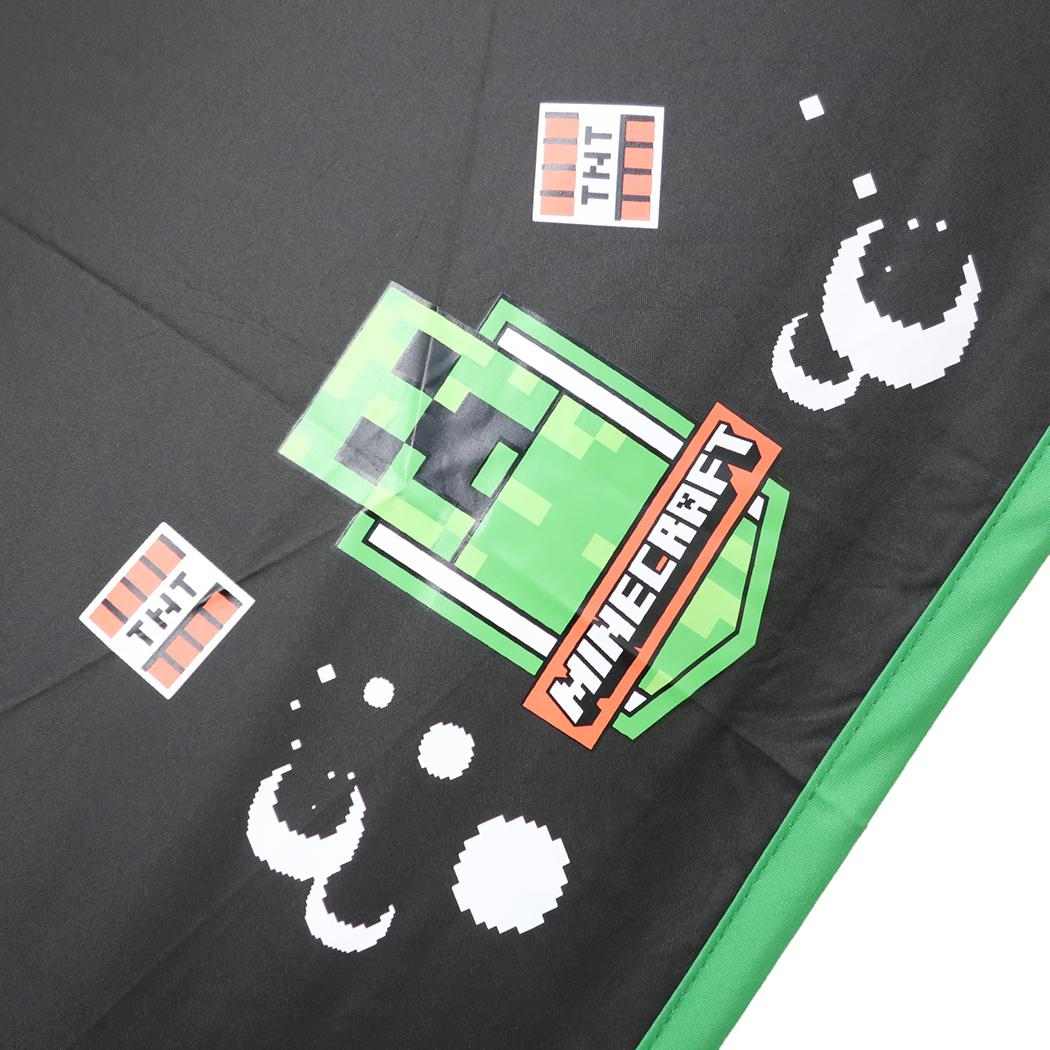 マインクラフト 折り畳み傘 晴雨兼用折畳傘 グリーン Minecraft ジェイズプランニング 耐風傘 子供用 ゲームキャラクター グッズ シネマコレクション