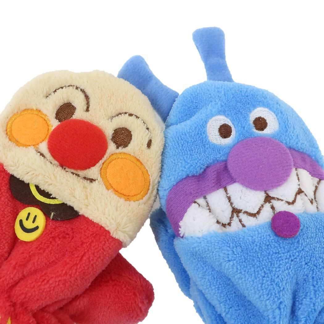 もこもこミトン キャラドルミトン 手袋 それいけ！アンパンマン アンパンマンxばいきんまん バンダイ キッズ 子供 防寒 ウォーマー雑貨 アニメ