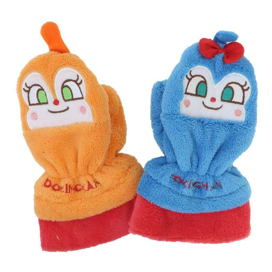 もこもこミトン キャラドルミトン 手袋 それいけ！アンパンマン ドキンちゃんxコキンちゃん バンダイ キッズ 子供 防寒 ウォーマー雑貨 アニメ
