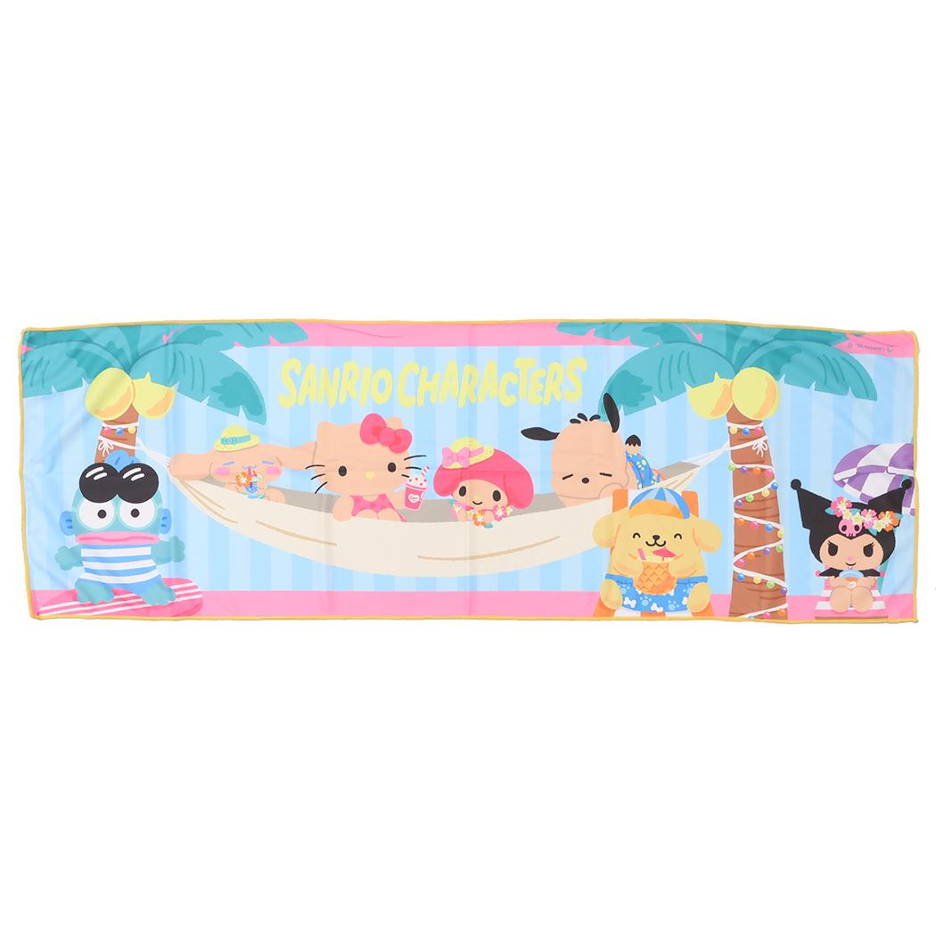 サンリオキャラクターズ クールタオル クールマフラー バケーション Sanrio ジェイズプランニング 熱中症対策 キャラクター グッズ メール便可 シネマコレクション