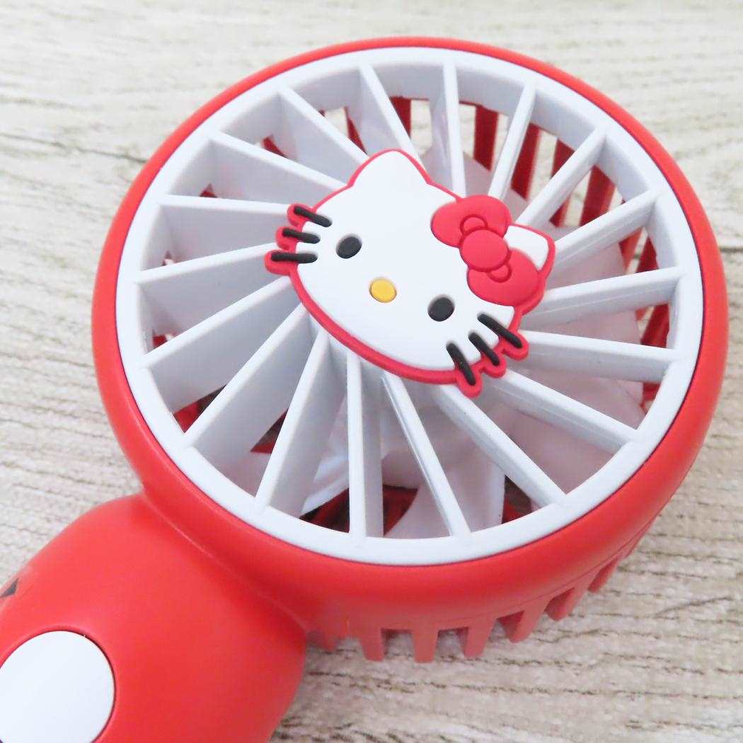 カラビナ付きminiFAN 携帯用扇風機 ハローキティ サンリオ ジェイズプランニング ミニファン USB充電
