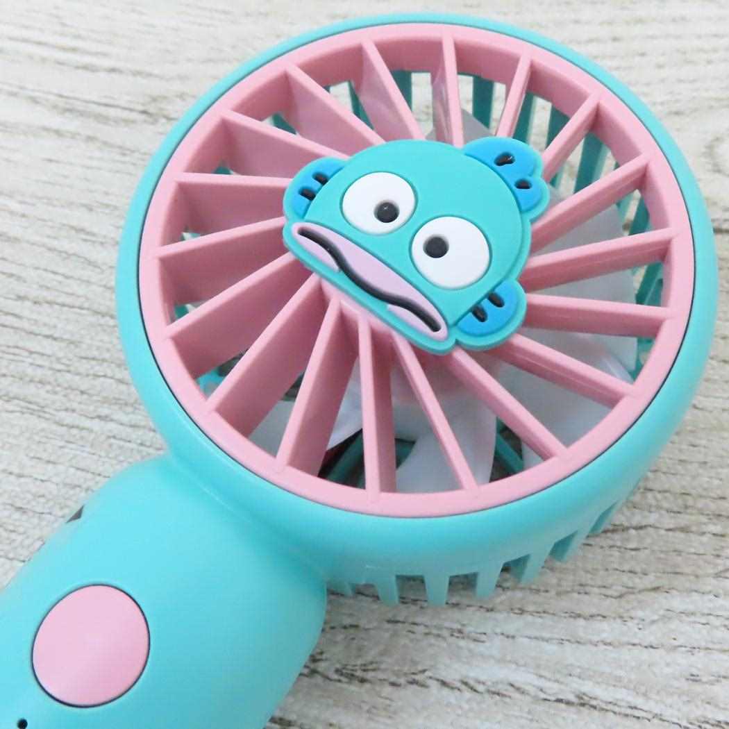 カラビナ付きminiFAN 携帯用扇風機 ハンギョドン サンリオ ジェイズプランニング ミニファン USB充電