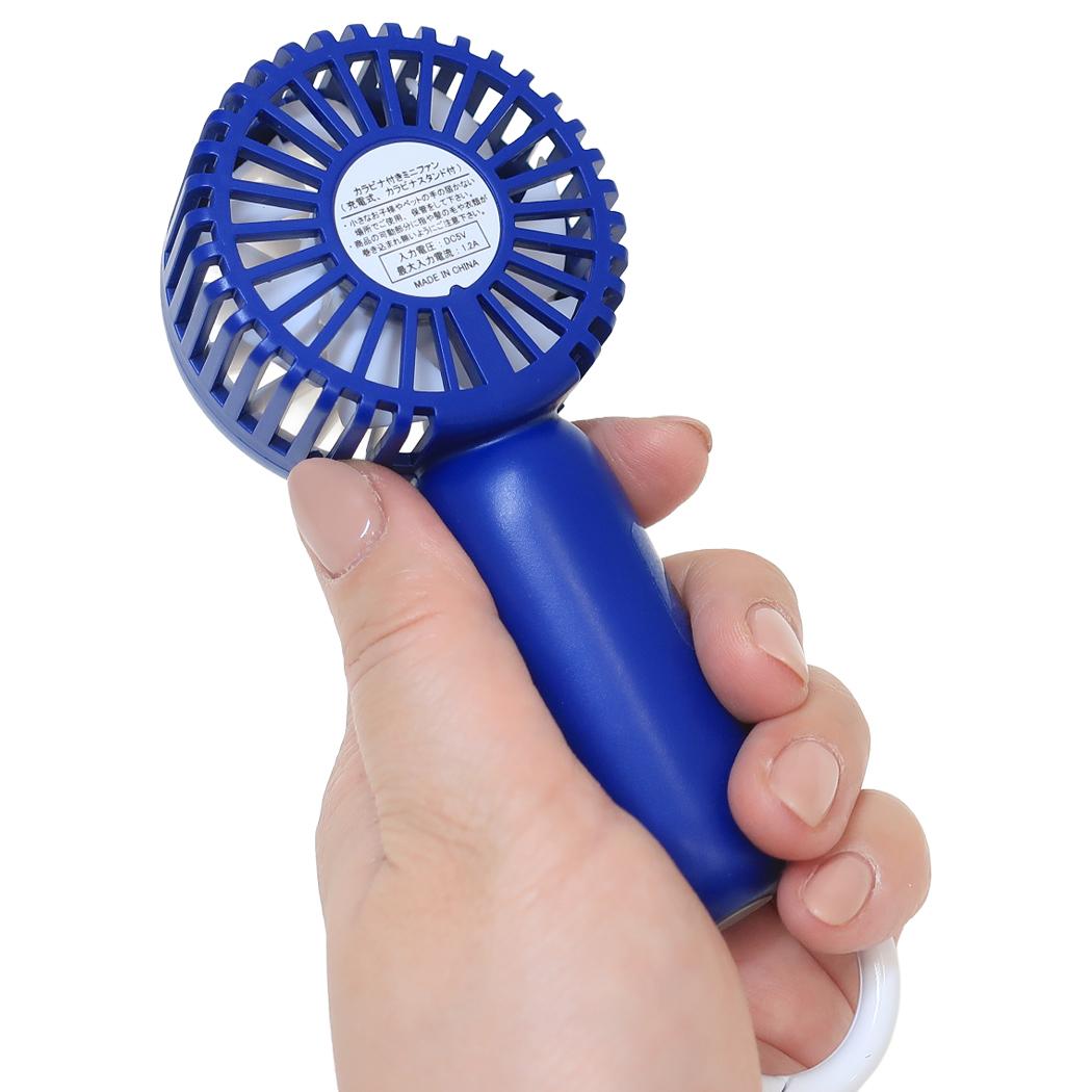 カラビナ付きminiFAN 携帯用扇風機 ポチャッコ サンリオ ジェイズプランニング ミニファン USB充電