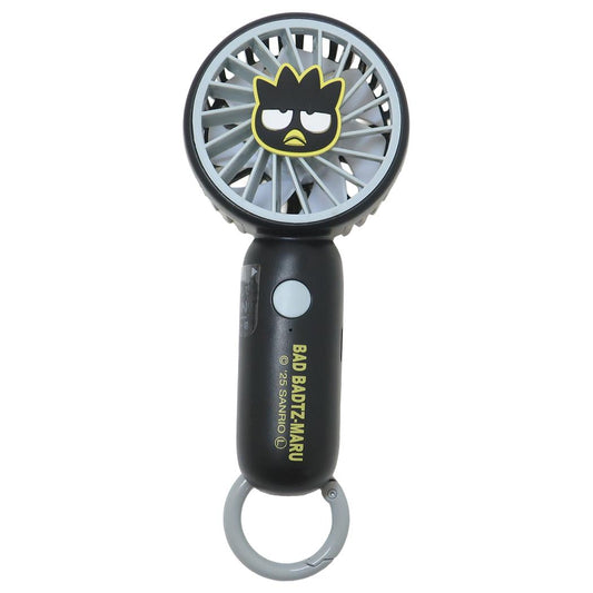 カラビナ付きminiFAN 携帯用扇風機 バッドばつ丸 サンリオ ジェイズプランニング ミニファン USB充電