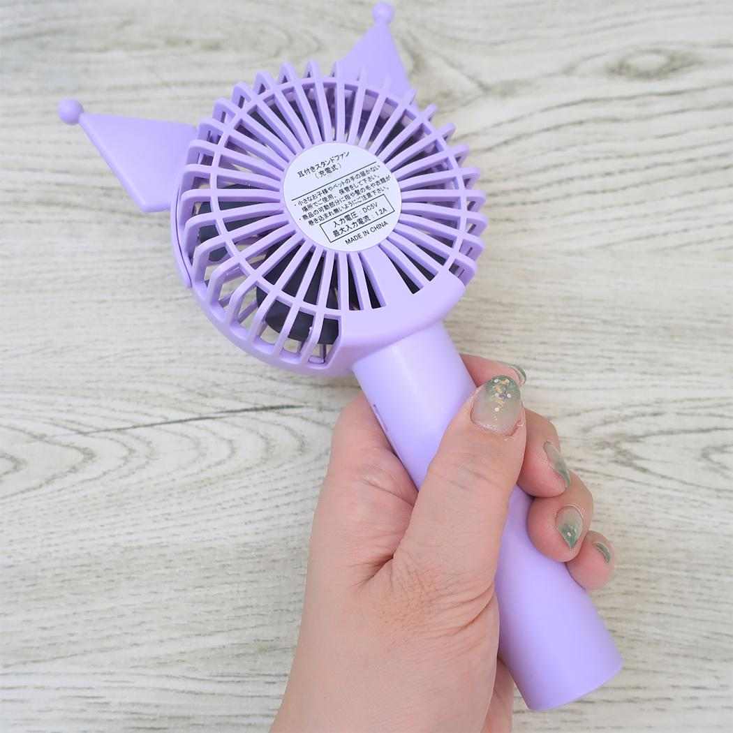 耳付きスタンドファン 携帯用扇風機 クロミ サンリオ ジェイズプランニング 熱中症対策