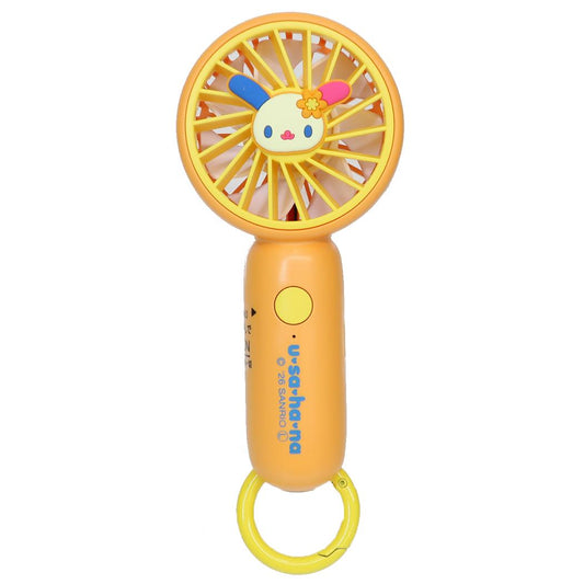 ウサハナ 携帯用扇風機 カラビナ付きminiFAN サンリオ ジェイズプランニング ミニファン USB充電 熱中症対策 キャラクター グッズ シネマコレクション