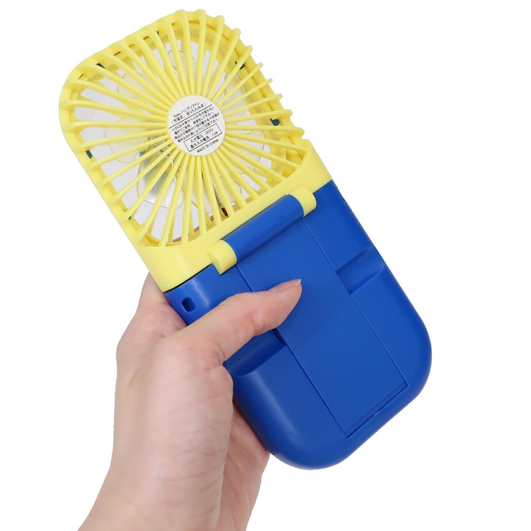 クレヨンしんちゃん 携帯用扇風機 5wayハンディファン ジェイズプランニング ミニファン USB充電 熱中症対策 アニメキャラクター グッズ シネマコレクション