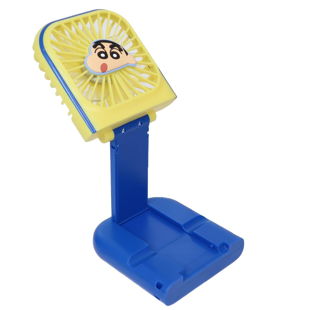 クレヨンしんちゃん 携帯用扇風機 5wayハンディファン ジェイズプランニング ミニファン USB充電 熱中症対策 アニメキャラクター グッズ シネマコレクション