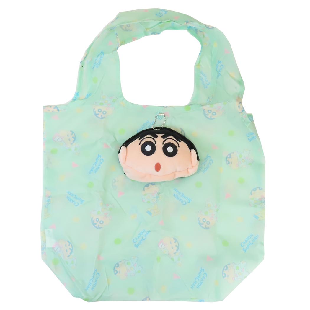 マスコットエコバッグ ショッピングバッグ クレヨンしんちゃん ジェイズプランニング お買い物かばん アニメ