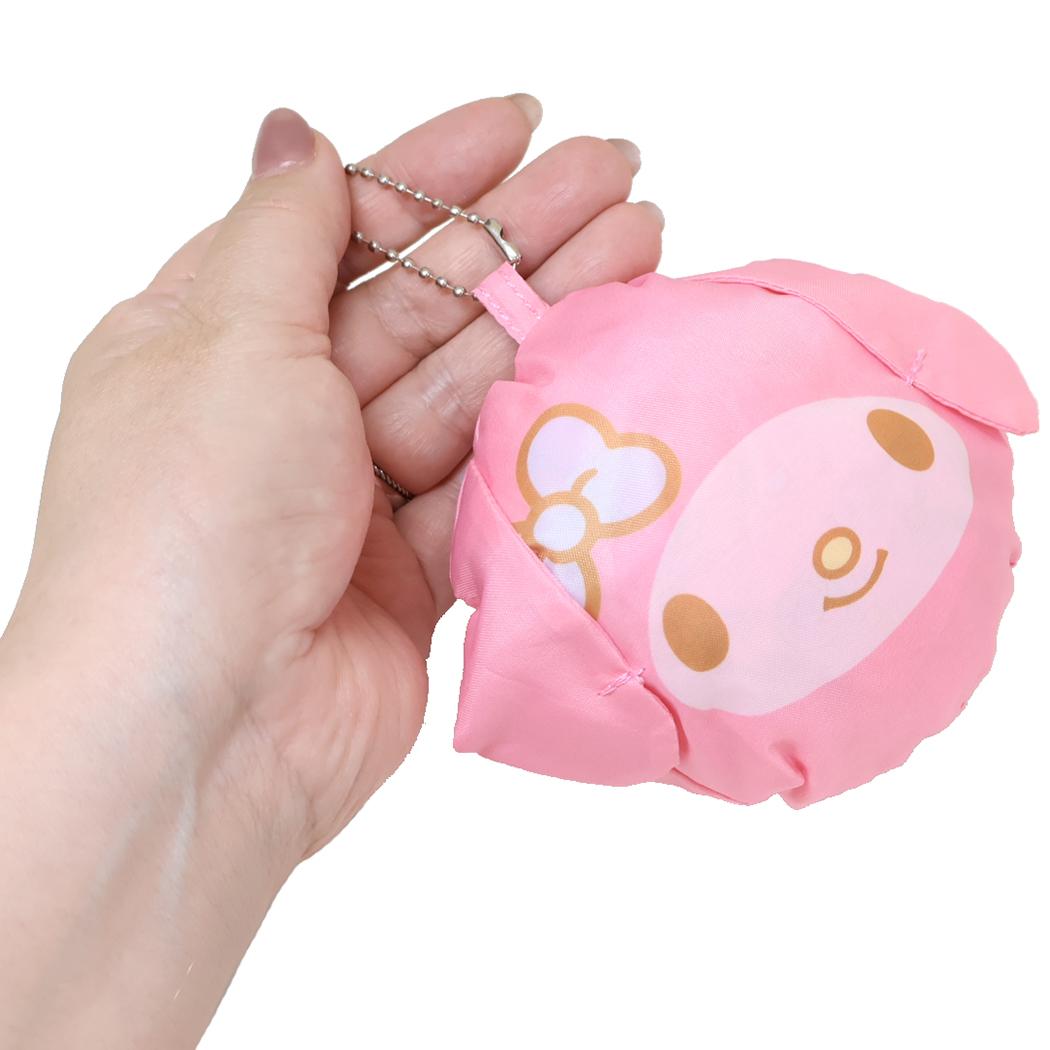 ボールエコバッグ ショッピングバッグ マイメロディ ピンク サンリオ ジェイズプランニング お買い物かばん コンパクト