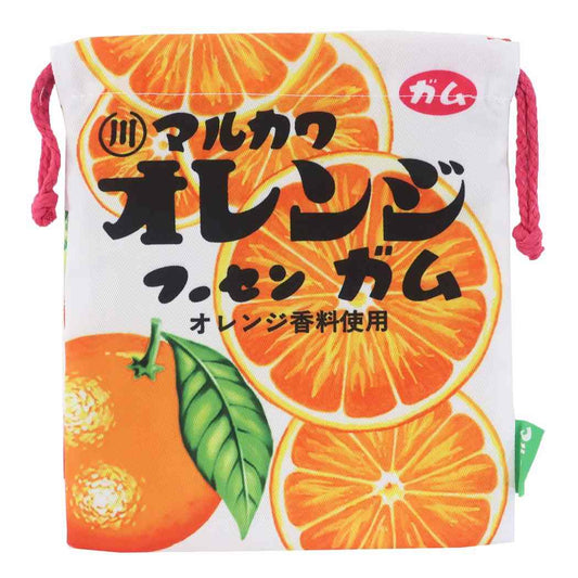 きんちゃくポーチ マルカワ フーセンガム 巾着袋 おやつマーケット ジェイズプランニング 小物入れ メール便可