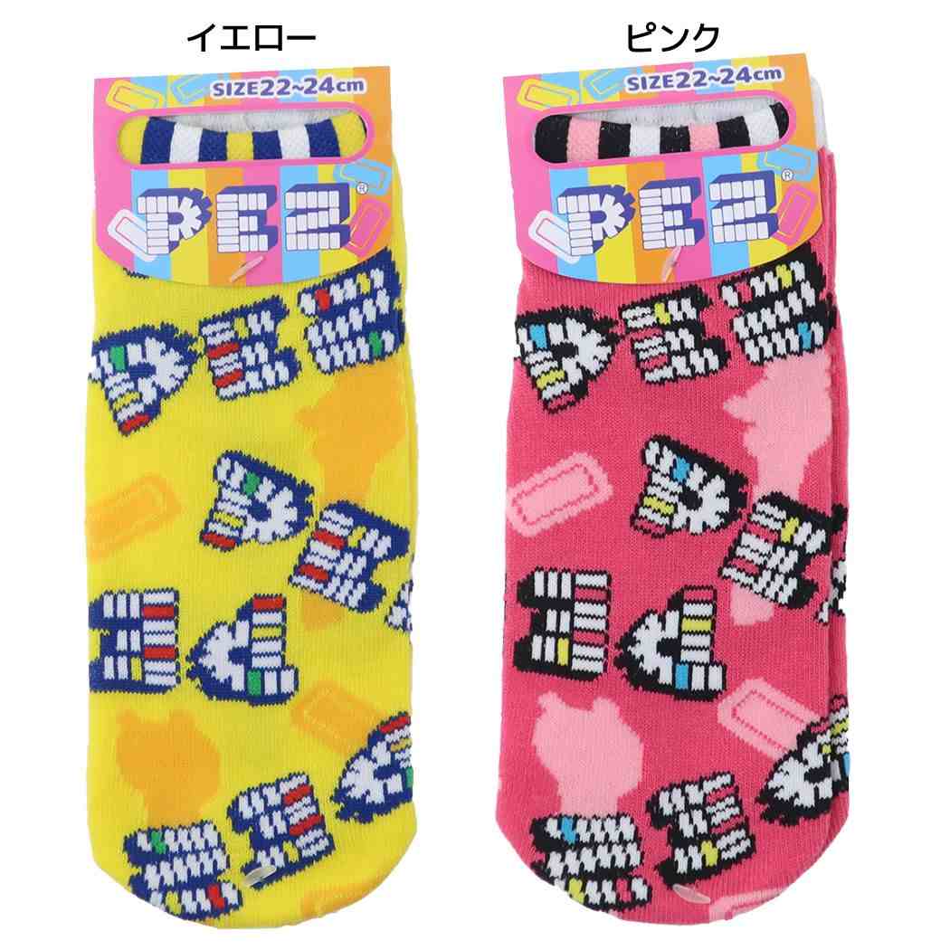 レディースソックス 女性用靴下 PEZ シルエット お菓子パッケージ ジェイズプランニング おもしろ雑貨 かわいい メール便可