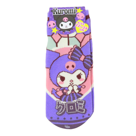 キャラクタージャガードソックス 女性用靴下 クロミ ステンドグラス サンリオ ジェイズプランニング レディースソックス メール便可