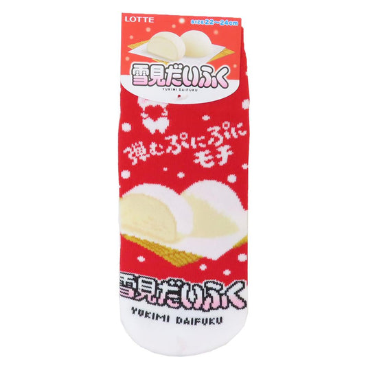 レディースソックス 女性用靴下 雪見だいふく お菓子パッケージ ジェイズプランニング プレゼント メール便可