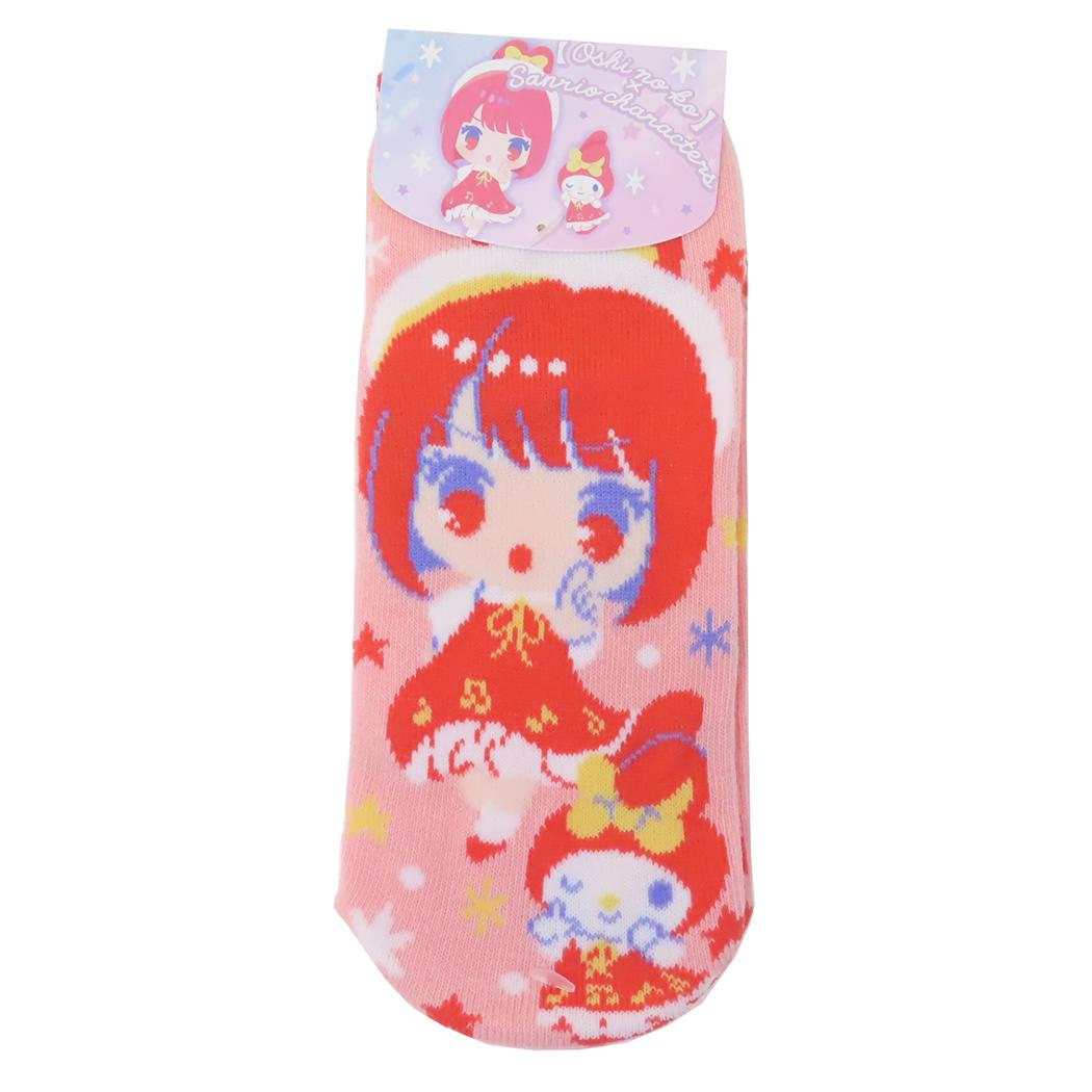 ジャガードソックス 女性用靴下 推しの子 有馬かなxマイメロディ サンリオ ジェイズプランニング かわいい アニメメール便可