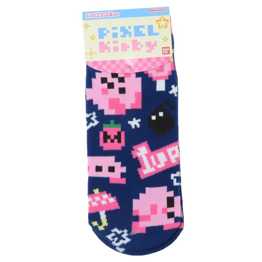 ソックス レディース 女性用靴下 星のカービィ 星のカービィx大図まことネイビーパターン ジェイズプランニング かわいい メール便可