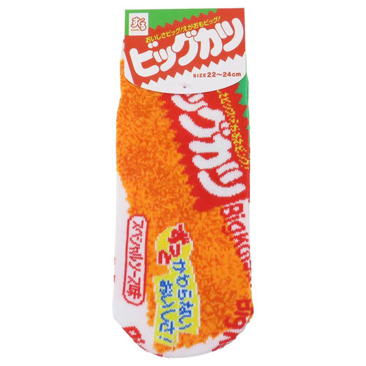 レディースソックス ジャガード 女性用靴下 ビッグかつ お菓子パッケージ ジェイズプランニング かわいい くつ下 メール便可