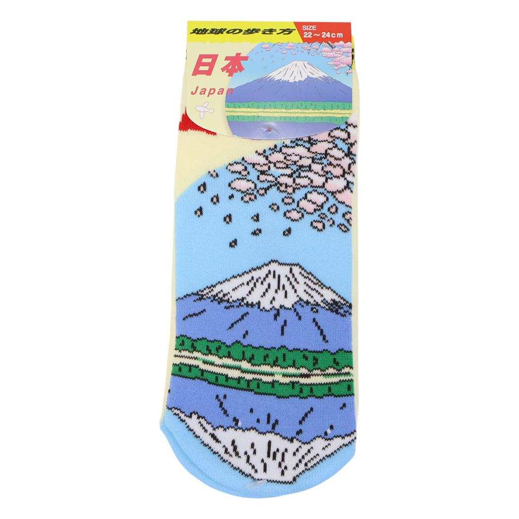 地球の歩き方 女性用靴下 レディースソックス 日本 ジェイズプランニング ファッション かわいい プレゼント グッズ メール便可 シネマコレクション