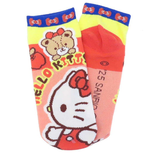 ソックス レディース 女性用靴下 ハローキティ サイドフェイス サンリオ ジェイズプランニング かわいい メール便可