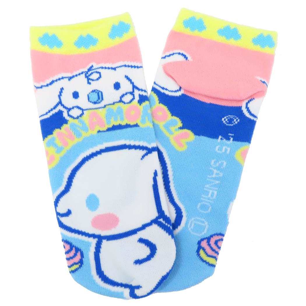 ソックス レディース 女性用靴下 シナモロール サイドフェイス サンリオ ジェイズプランニング かわいい メール便可