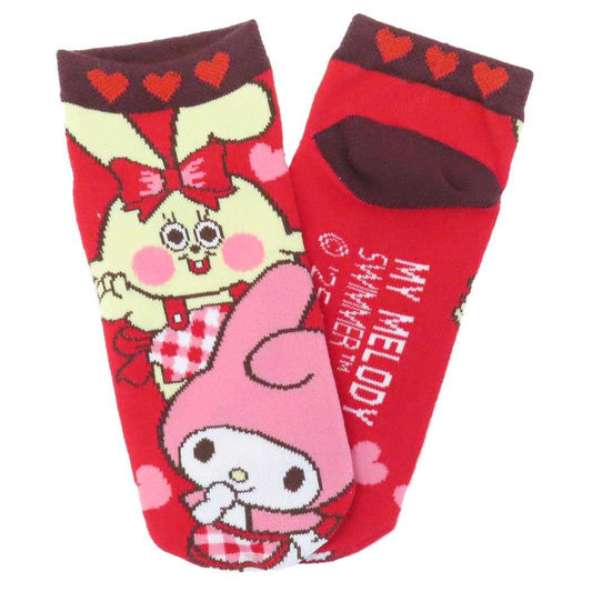 ソックス レディース 女性用靴下 SWIMMERxマイメロディ ハート サンリオ ジェイズプランニング かわいい メール便可