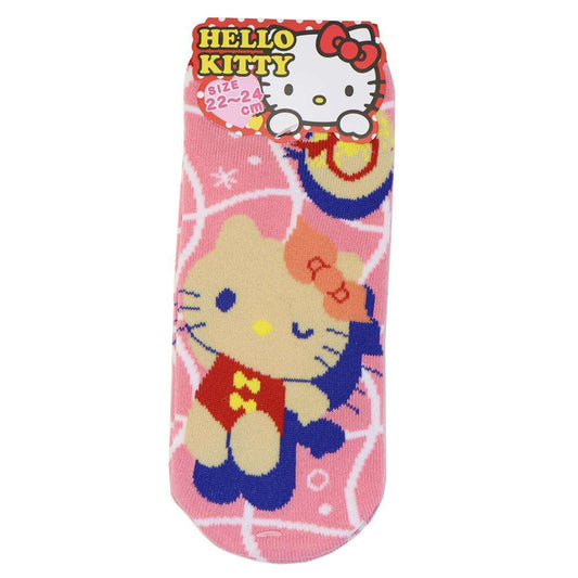 ハローキティ 女性用靴下 ジャガードソックス バケーション サンリオ ジェイズプランニング レディースソックス キャラクター グッズ メール便可 シネマコレクション