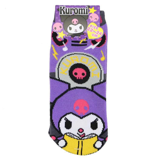 クロミ 女性用靴下 ジャガードソックス レコード サンリオ ジェイズプランニング レディースソックス キャラクター グッズ メール便可 シネマコレクション