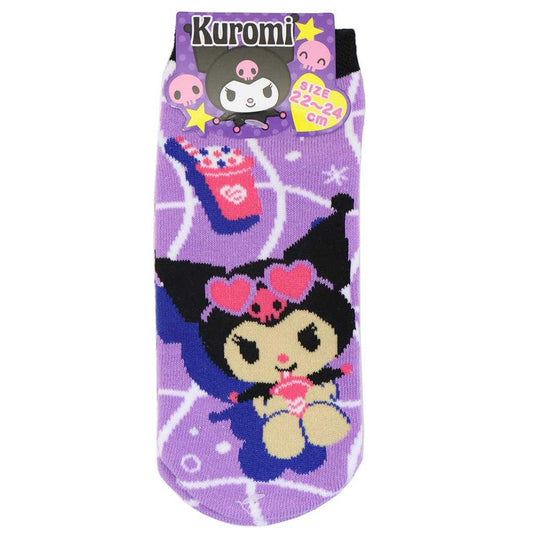 クロミ 女性用靴下 ジャガードソックス バケーション サンリオ ジェイズプランニング レディースソックス キャラクター グッズ メール便可 シネマコレクション
