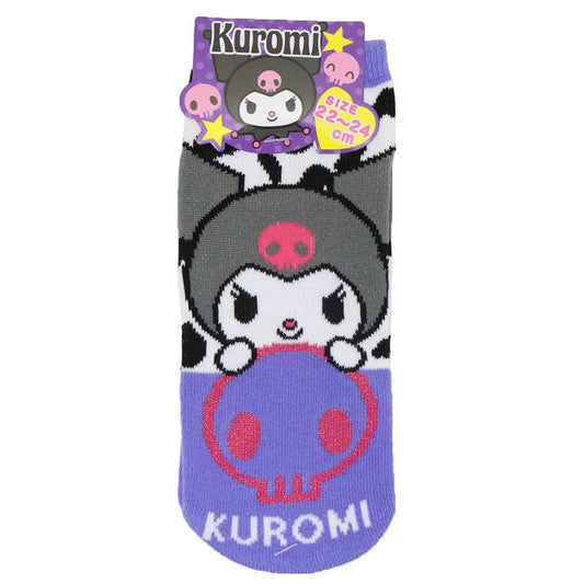 クロミ 女性用靴下 ジャガードソックス アニマル サンリオ ジェイズプランニング レディースソックス キャラクター グッズ メール便可 シネマコレクション