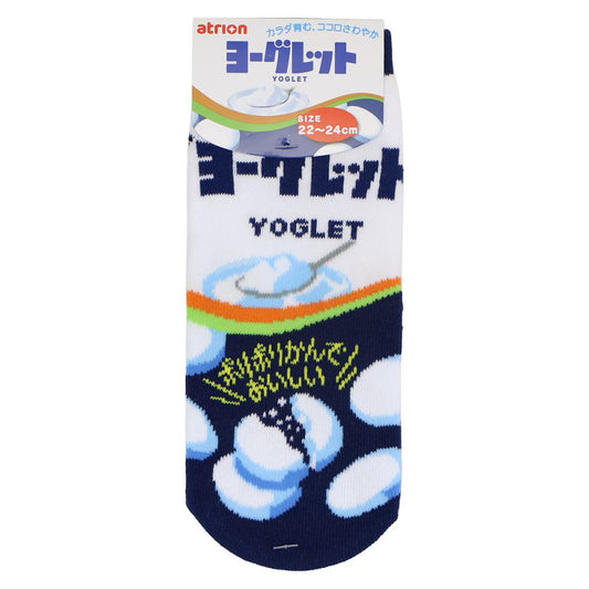 お菓子パッケージ 女性用靴下 ジャガードソックス ヨーグレット ジェイズプランニング レディースソックス くつ下 グッズ メール便可 シネマコレクション