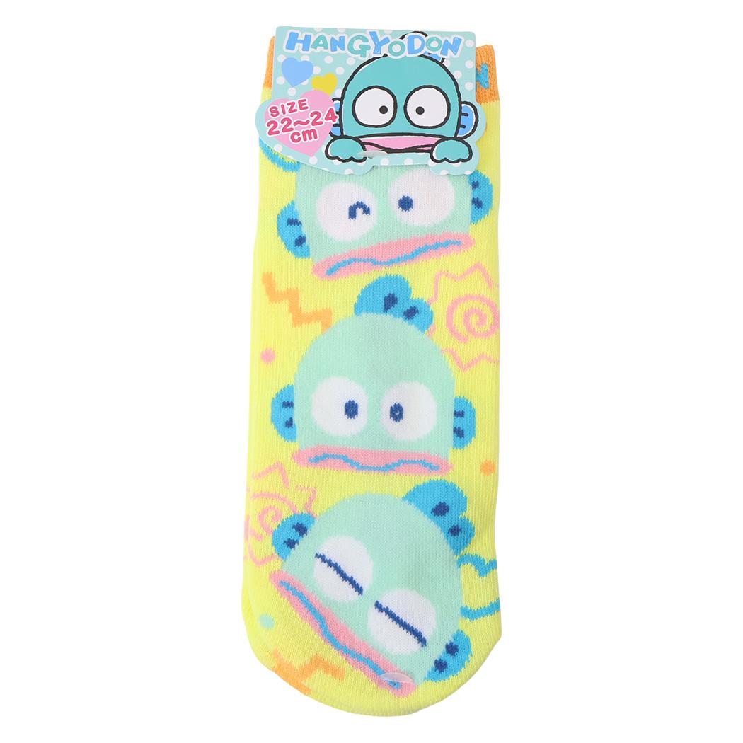ハンギョドン レディースソックス 女性用靴下 ソックス 22-24cm ポップフェイス サンリオ ジェイズプランニング