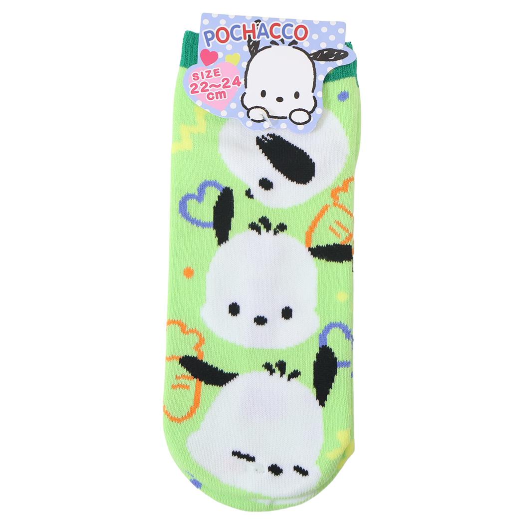 ポチャッコ レディースソックス 女性用靴下 ソックス 22-24cm ポップフェイス サンリオ ジェイズプランニング