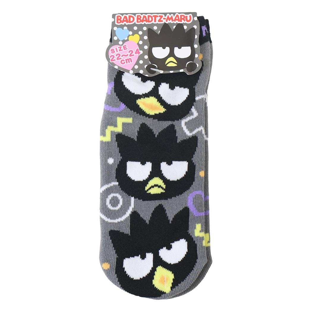 バッドばつ丸 レディースソックス 女性用靴下 ソックス 22-24cm ポップフェイス サンリオ ジェイズプランニング