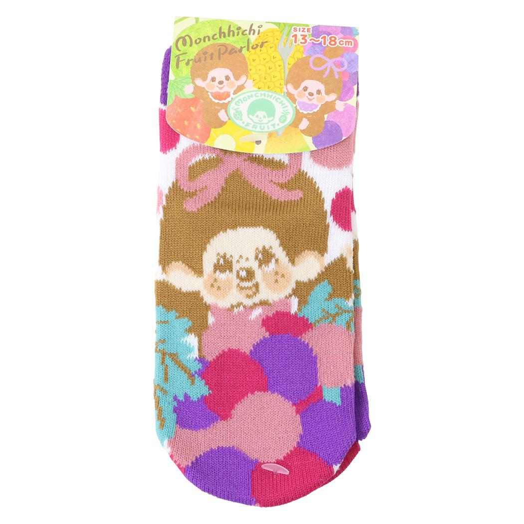 モンチッチ 子供用靴下 キッズソックス 13-18cm グレープ ジェイズプランニング