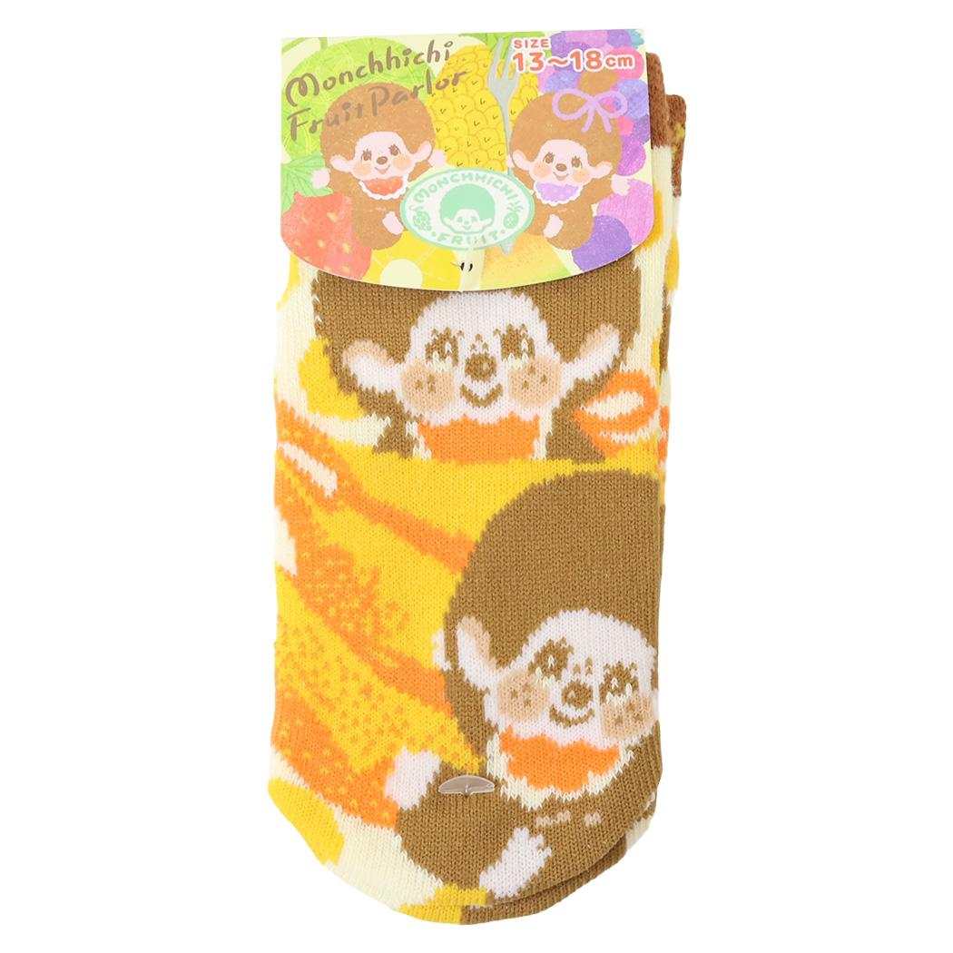 モンチッチ 子供用靴下 キッズソックス 13-18cm バナナ ジェイズプランニング