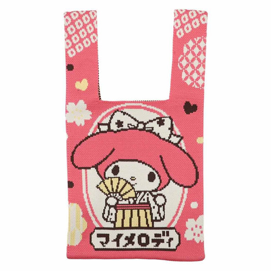 マイメロディ ミニバッグ ジャガード織ミニトートバッグ ロマン サンリオ ジェイズプランニング 手提げかばん キャラクター グッズ メール便可 シネマコレクション