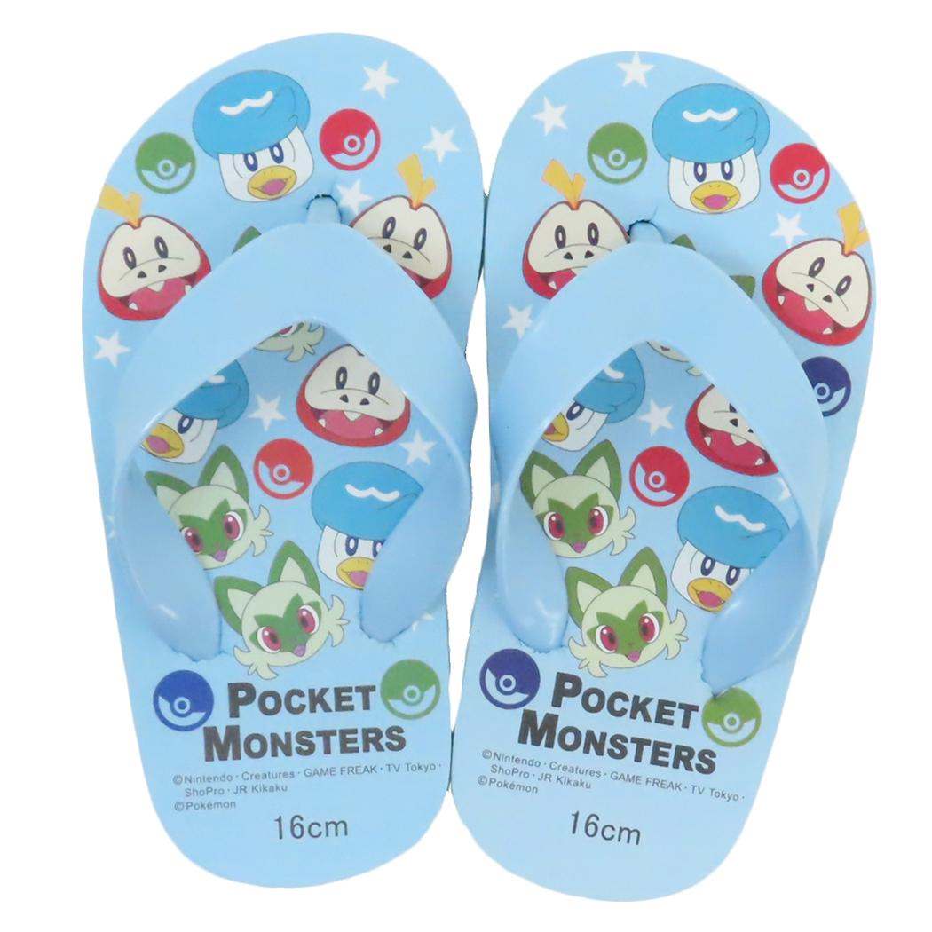ビーチサンダル 子供用サンダル ポケットモンスター ニャオハ＆ホゲータ＆クワッス ポケモン ジェイズプランニング キッズ こども 子ども