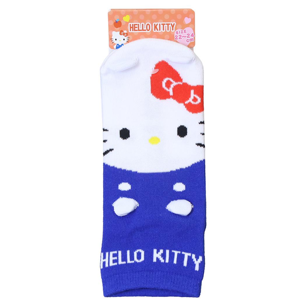 サンリオ 靴下 耳付きソックス 大人用 サイズ22～24cm ハローキティ Sanrio ジェイズプランニング