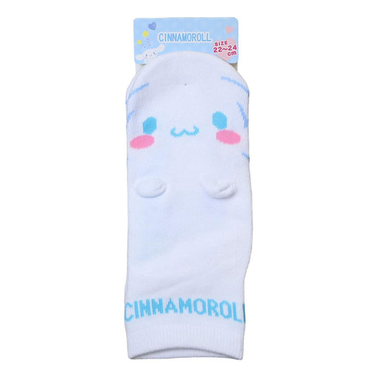 サンリオ 靴下 耳付きソックス 大人用 サイズ22～24cm シナモロール Sanrio ジェイズプランニング